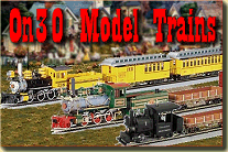 Click to see On30 trains that are just the right size for indoor railroads and display villages.