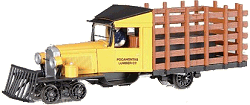 Click to see the Pocohontas Lumber Company Rail Bus and Trailer
