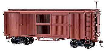 On30 Spectrum Ventilated Boxcar, unlettered. Click for bigger picture.